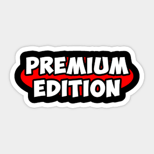 Premium Edition Logo Sticker